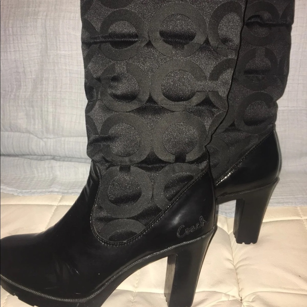 *Authentic coach boots